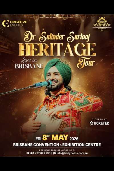 Satinder Sartaaj’s Heritage Tour – Brisbane 2026