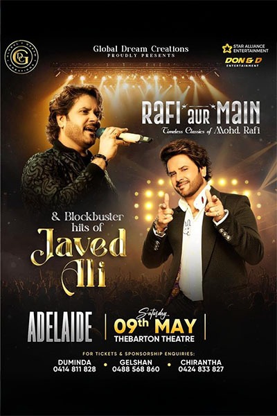 Rafi aur Main Timeless Classics by Javed Ali Live in Adelaide 2026