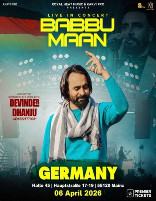 Babbu Maan Live in Mainz (Germany) 2026
