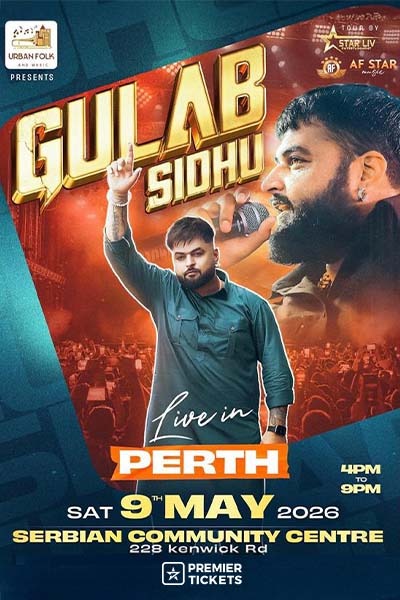Gulab Sidhu in Perth 2026