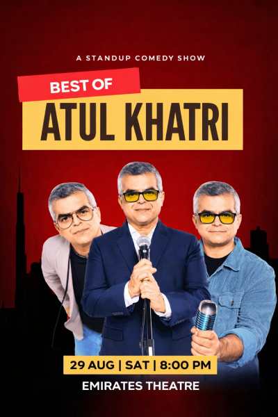 Atul Khatri live in Dubai | 29 Aug 2026