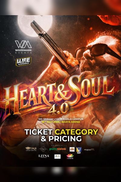 BNPL - SID SRIRAM LIVE IN KL 2026 HEART And SOUL 4.0 2026