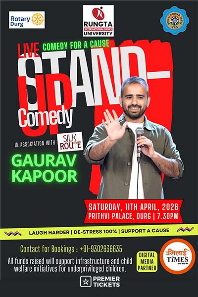 Gaurav Kapoor Live in Durg Bhilai 2026