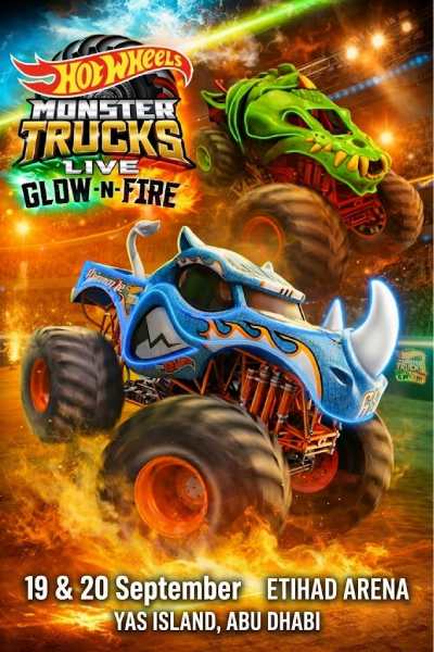 Hot Wheels Monster Trucks Live™: Glow‑N‑Fire | 19 Sep 2026 10:30 AM