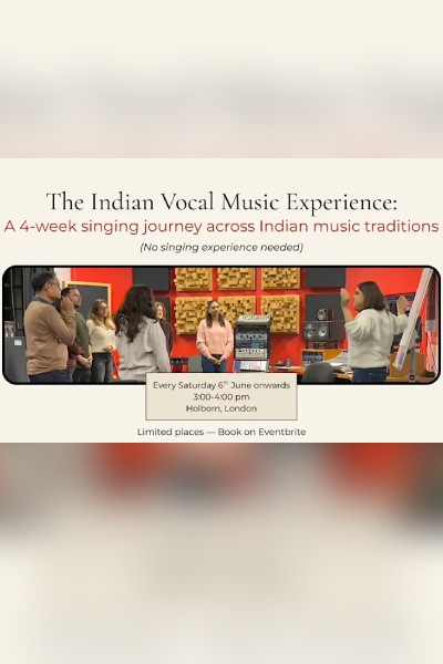 The Indian Vocal Music Experience 6th June 2026