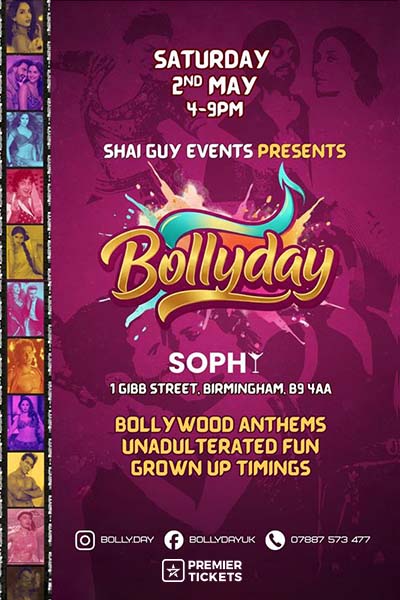 BOLLYDAY EXPRESS - BIRMINGHAM
