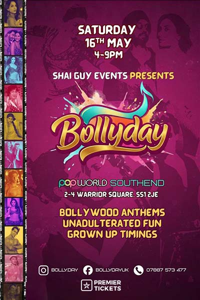 BOLLYDAY EXPRESS - SOUTHEND 2026