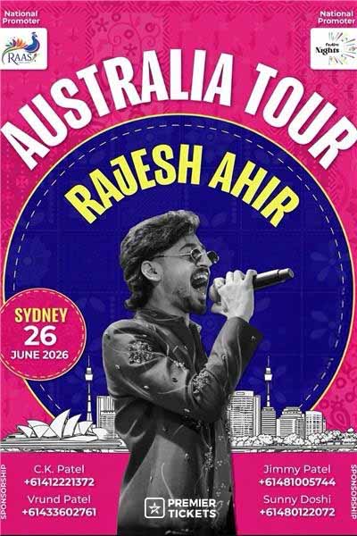 Rajesh Ahir Live in Sydney 2026