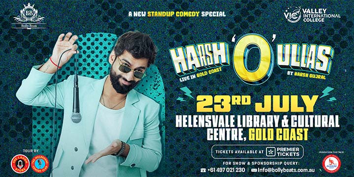 Harsh Gujral Live in Adelaide - 2026 Harsh Gujral Live in Gold Coast- 2026