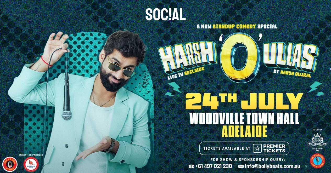 Harsh Gujral Live in Adelaide - 2026 Harsh Gujral Live in Adelaide - 2026